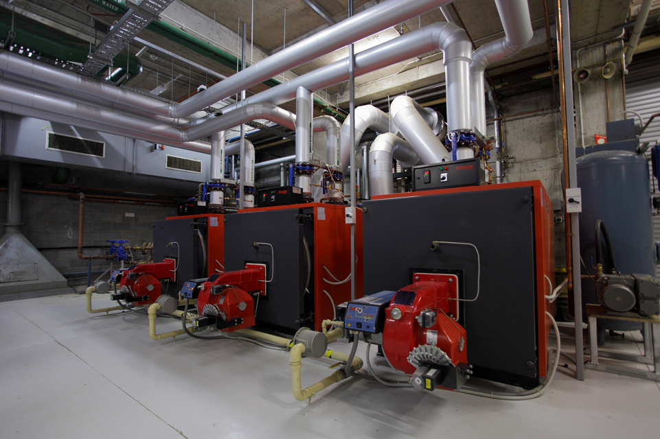Commercial Boilers plant room